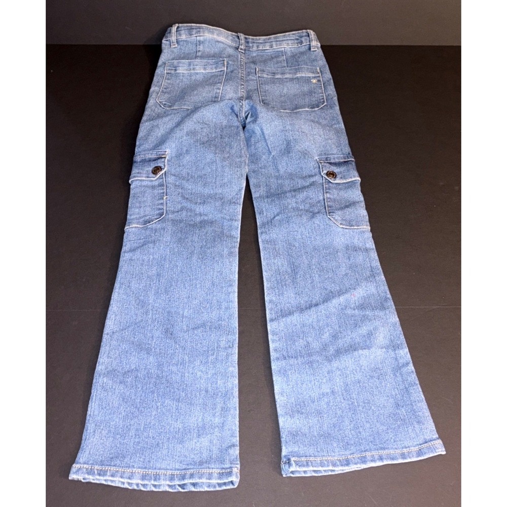 Jessica Simpson Light Blue Bootcut Cargo Jeans - Kids - Picture 6 of 6